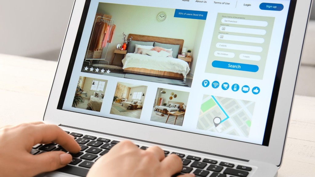 booking hotel directly on laptop
