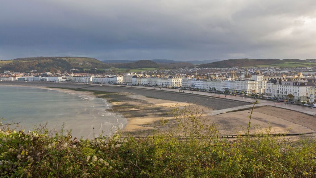 town of llandudno north wales